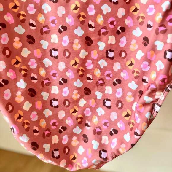 WILD LEOPARD SPOTS LONG SLEEVE RASH GUARD SWIMSUIT UVA SUMMER VIBRANT ANIMAL - Picture 10 of 15